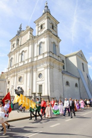Przemarsz uczestników Jubileuszu 100-lecia Jagiełły